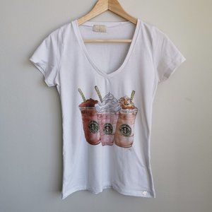 Starbucks Coffee Bedazzled T-shirt